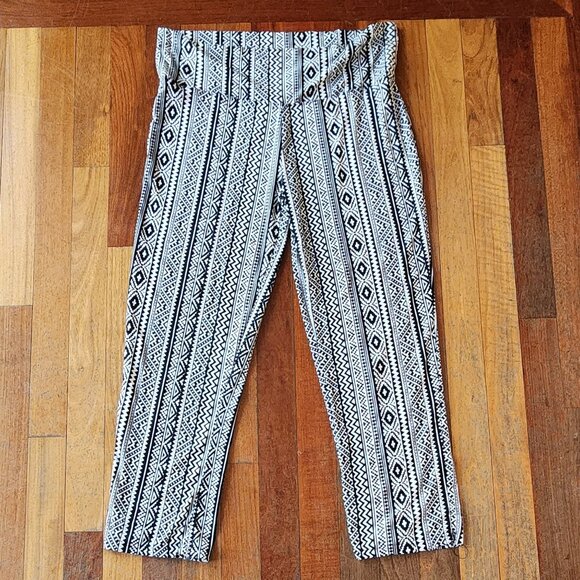 Bobbie Brooks Plus Size Geometric Pants Size 3X - Picture 1 of 11